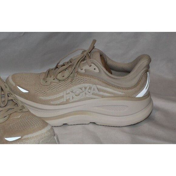 NIB‎ Hoka One Men\'s Bondi 9 Running Athletic Sneakers OLTM BEIGE NIB